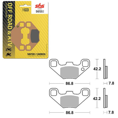 SBS ATV/UTV SINTER BRAKE PAD (6240905108) - DRIVEN Canada's Powersports 6240905108