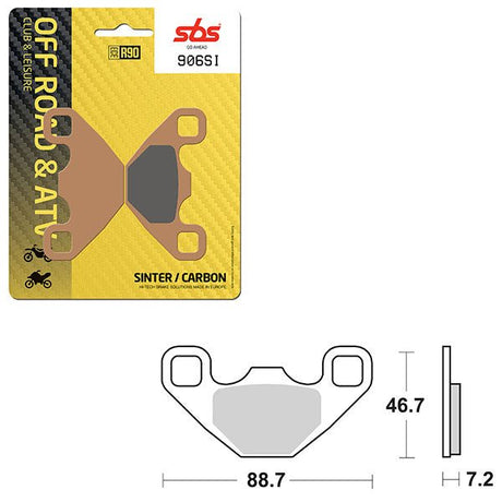 SBS ATV/UTV SINTER BRAKE PAD (6240906108) - DRIVEN Canada's Powersports 6240906108