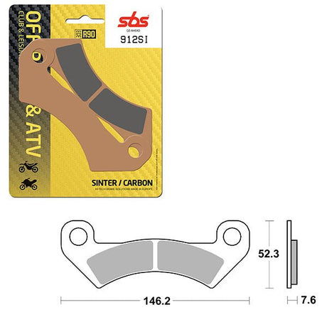 SBS ATV/UTV SINTER BRAKE PAD (6240912108) - DRIVEN Canada's Powersports 6240912108