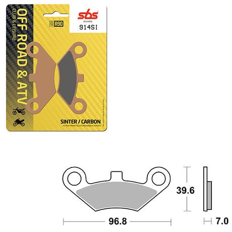 SBS ATV/UTV SINTER BRAKE PAD (6240914108) - DRIVEN Canada's Powersports 6240914108