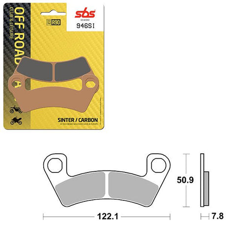 SBS ATV/UTV SINTER BRAKE PAD (6240946108) - DRIVEN Canada's Powersports 6240946108
