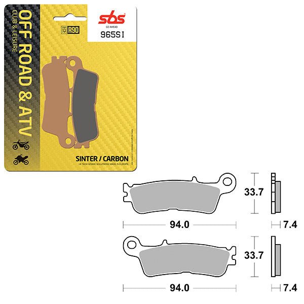 SBS ATV/UTV SINTER BRAKE PAD (6240965108) - DRIVEN Canada's Powersports 6240965108