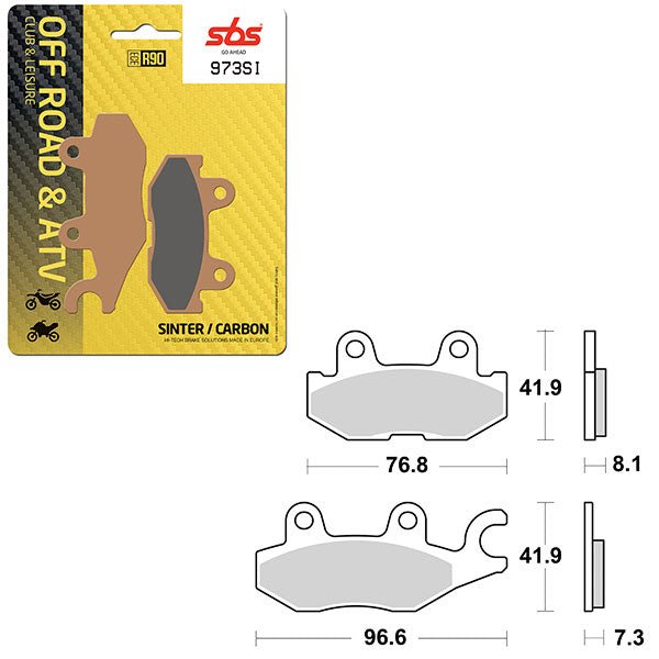 SBS ATV/UTV SINTER BRAKE PAD (6240973108) - DRIVEN Canada's Powersports 6240973108