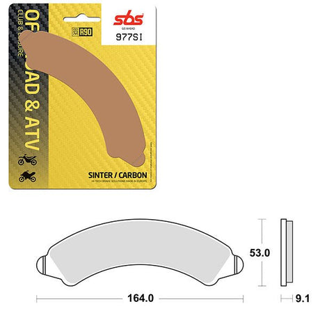 SBS ATV/UTV SINTER BRAKE PAD (6240977108) - DRIVEN Canada's Powersports 6240977108