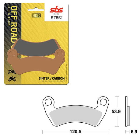 SBS ATV/UTV SINTER BRAKE PAD (6240978108) - DRIVEN Canada's Powersports 6240978108