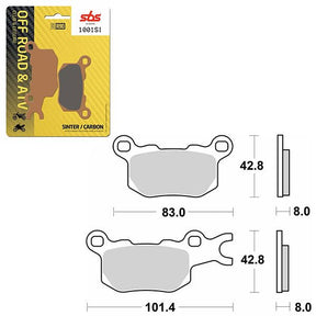 SBS ATV/UTV SINTER BRAKE PAD (6241001100) - DRIVEN Canada's Powersports 6241001100