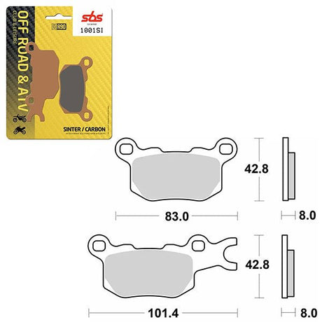 SBS ATV/UTV SINTER BRAKE PAD (6241001100) - DRIVEN Canada's Powersports 6241001100