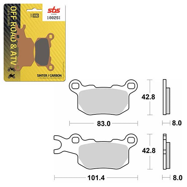 SBS ATV/UTV SINTER BRAKE PAD (6241002100) - DRIVEN Canada's Powersports 6241002100