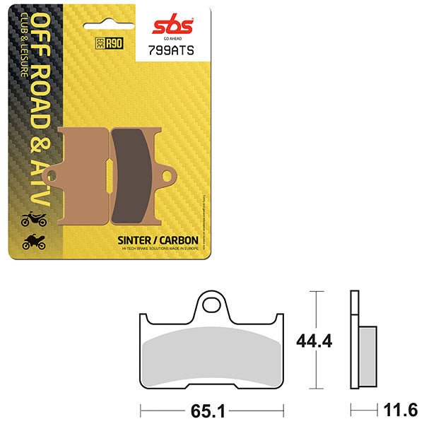 SBS ATV/UTV SINTER BRAKE PAD (6460799108) - DRIVEN Canada's Powersports 6460799108