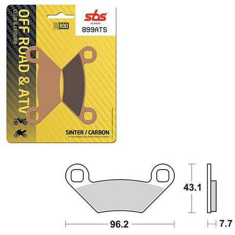 SBS ATV/UTV SINTER BRAKE PAD (6460899108) - DRIVEN Canada's Powersports 6460899108