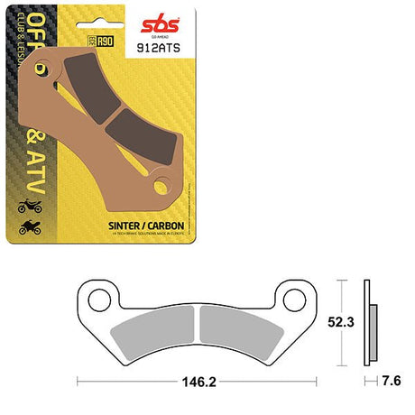 SBS ATV/UTV SINTER BRAKE PAD (6460912108) - DRIVEN Canada's Powersports 6460912108