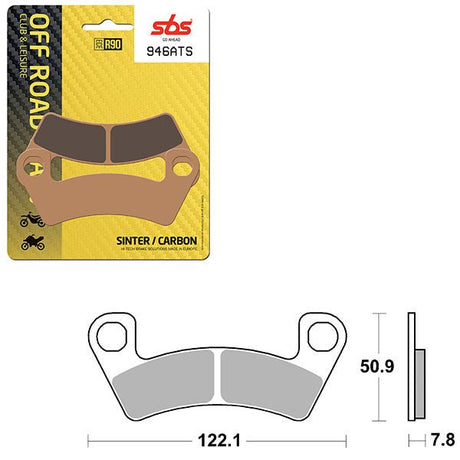 SBS ATV/UTV SINTER BRAKE PAD (6460946108) - DRIVEN Canada's Powersports 6460946108