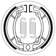 SBS BRAKE SHOES WITH SPRINGS (5192015100) - DRIVEN Canada's Powersports 5192015100
