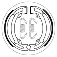 SBS BRAKE SHOES WITH SPRINGS (5192017100) - DRIVEN Canada's Powersports 5192017100
