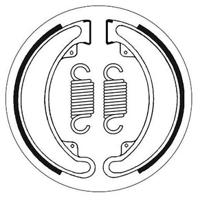 SBS BRAKE SHOES WITH SPRINGS (5192024100) - DRIVEN Canada's Powersports 5192024100