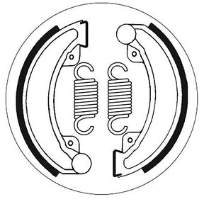 SBS BRAKE SHOES WITH SPRINGS (5192030100) - DRIVEN Canada's Powersports 5192030100