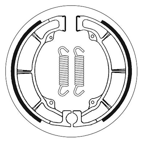 SBS BRAKE SHOES WITH SPRINGS (5192038100) - DRIVEN Canada's Powersports 5192038100