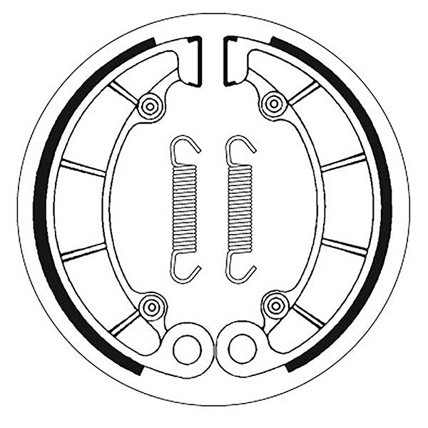 SBS BRAKE SHOES WITH SPRINGS (5192046100) - DRIVEN Canada's Powersports 5192046100