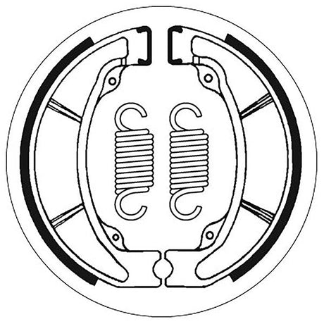 SBS BRAKE SHOES WITH SPRINGS (5192047100) - DRIVEN Canada's Powersports 5192047100