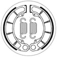 SBS BRAKE SHOES WITH SPRINGS (5192059100) - DRIVEN Canada's Powersports 5192059100