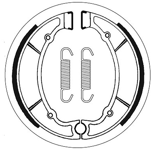 SBS BRAKE SHOES WITH SPRINGS (5192064100) - DRIVEN Canada's Powersports 5192064100