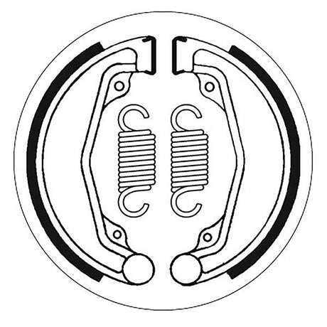 SBS BRAKE SHOES WITH SPRINGS (5192068100) - DRIVEN Canada's Powersports 5192068100
