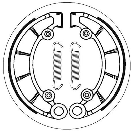 SBS BRAKE SHOES WITH SPRINGS (5192072100) - DRIVEN Canada's Powersports 5192072100
