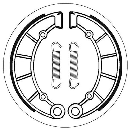SBS BRAKE SHOES WITH SPRINGS (5192091100) - DRIVEN Canada's Powersports 5192091100