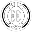 SBS BRAKE SHOES WITH SPRINGS (5192101100) - DRIVEN Canada's Powersports 5192101100