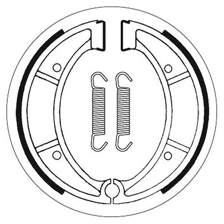 SBS BRAKE SHOES WITH SPRINGS (5192117100) - DRIVEN Canada's Powersports 5192117100