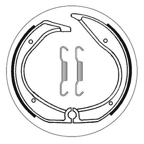 SBS BRAKE SHOES WITH SPRINGS (5192140100) - DRIVEN Canada's Powersports 5192140100