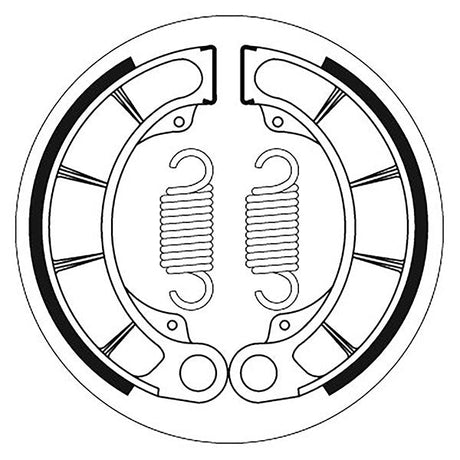 SBS BRAKE SHOES WITH SPRINGS (5192207100) - DRIVEN Canada's Powersports 5192207100