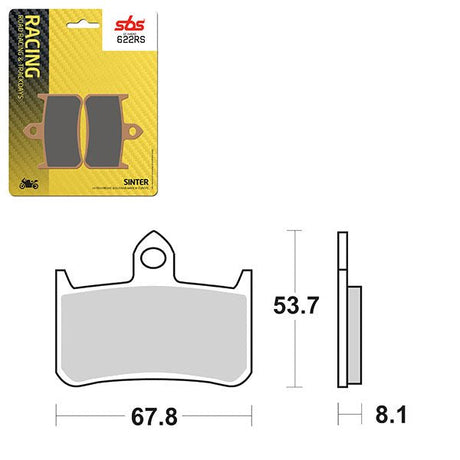SBS CERAMIC BRAKE PAD (01627622) - DRIVEN Canada's Powersports 01627622