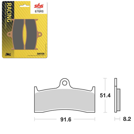SBS CERAMIC BRAKE PAD (01627676) - DRIVEN Canada's Powersports 01627676