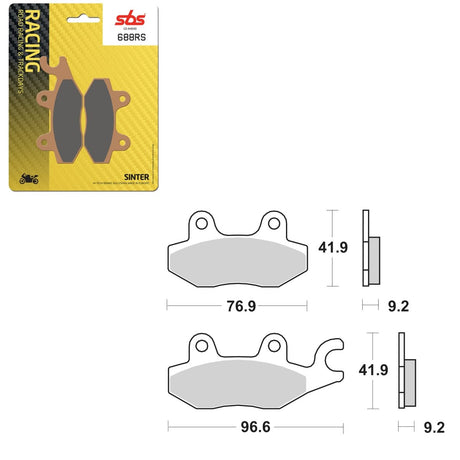 SBS CERAMIC BRAKE PAD (01627688) - DRIVEN Canada's Powersports 01627688