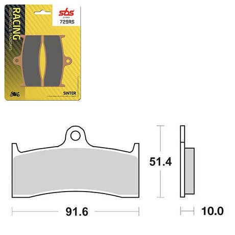 SBS CERAMIC BRAKE PAD (01627729) - DRIVEN Canada's Powersports 01627729
