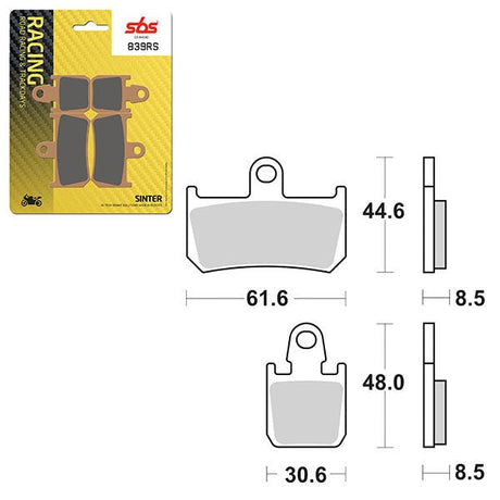 SBS CERAMIC BRAKE PAD (01627839) - DRIVEN Canada's Powersports 01627839