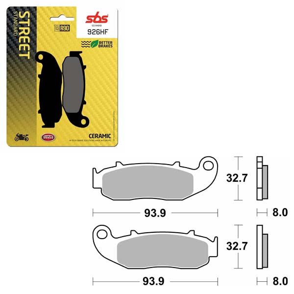 SBS CERAMIC BRAKE PAD (6190926100) - DRIVEN Canada's Powersports 6190926100