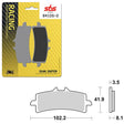 SBS DS - 2 DUAL SINTER DYNAMIC RACING CONCEPT REAR BRAKE PAD (6410841108) - DRIVEN Canada's Powersports 6410841108