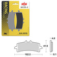 SBS DS - 2 DUAL SINTER DYNAMIC RACING CONCEPT REAR BRAKE PAD (6410901108) - DRIVEN Canada's Powersports 6410901108