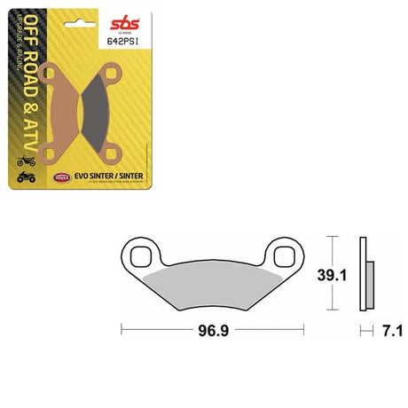 SBS EVO SINTER BRAKE PAD (6450642100) - DRIVEN Canada's Powersports 6450642100
