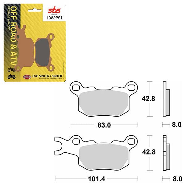 SBS EVO SINTER BRAKE PAD (6451002100) - DRIVEN Canada's Powersports 6451002100