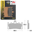 SBS HIGH PERFORMANCE & NO DUST SINTER FRONT BRAKE PAD (6550686108) - DRIVEN Canada's Powersports 6550686108