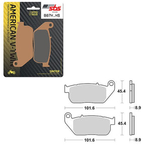 SBS HIGH PERFORMANCE & NO DUST SINTER FRONT BRAKE PAD (6550807108) - DRIVEN Canada's Powersports 6550807108