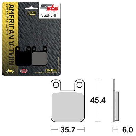 SBS HIGH POWER & NOISE REDUCTION CERAMIC FRONT BRAKE PAD (6490559108) - DRIVEN Canada's Powersports 6490559108