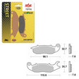 SBS PERFORMANCE HS SINTER BRAKE PAD (6250797100) - DRIVEN Canada's Powersports 6250797100