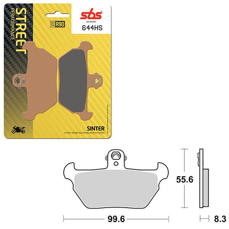 SBS PERFORMANCE HS SINTER FRONT BRAKE PAD (6250644108) - DRIVEN Canada's Powersports 6250644108