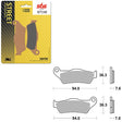 SBS PERFORMANCE HS SINTER FRONT BRAKE PAD (6250671108) - DRIVEN Canada's Powersports 6250671108
