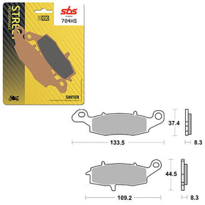 SBS PERFORMANCE HS SINTER FRONT BRAKE PAD (6250704108) - DRIVEN Canada's Powersports 6250704108