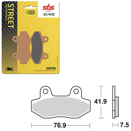 SBS PERFORMANCE HS SINTER FRONT BRAKE PAD (6250814108) - DRIVEN Canada's Powersports 6250814108